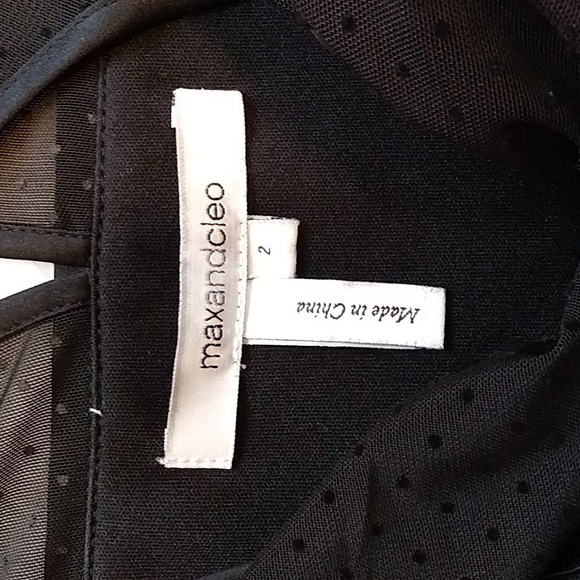 Maxandcleo black mini dress in size 2 - Picture 6 of 7